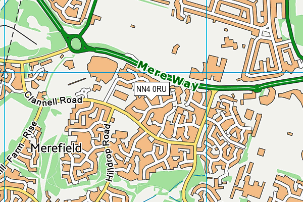 NN4 0RU map - OS VectorMap District (Ordnance Survey) NN4 0RU map - OS VectorMap District (Ordnance Survey)