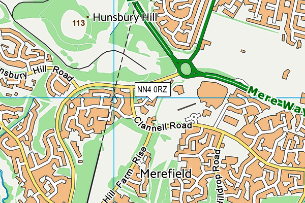 NN4 0RZ map - OS VectorMap District (Ordnance Survey) NN4 0RZ map - OS VectorMap District (Ordnance Survey)