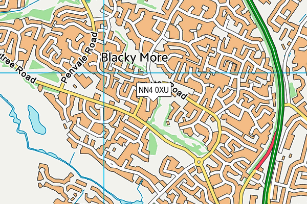 NN4 0XU map - OS VectorMap District (Ordnance Survey) NN4 0XU map - OS VectorMap District (Ordnance Survey)