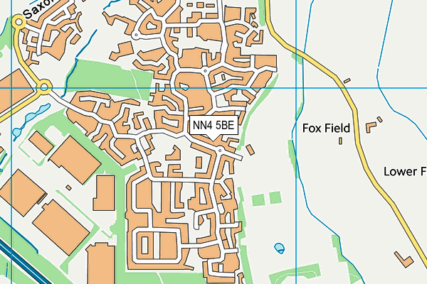 NN4 5BE map - OS VectorMap District (Ordnance Survey) NN4 5BE map - OS VectorMap District (Ordnance Survey)