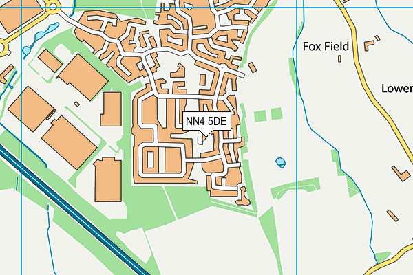 NN4 5DE map - OS VectorMap District (Ordnance Survey) NN4 5DE map - OS VectorMap District (Ordnance Survey)