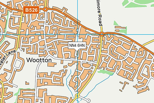 NN4 6HN map - OS VectorMap District (Ordnance Survey) NN4 6HN map - OS VectorMap District (Ordnance Survey)