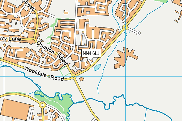 NN4 6LJ map - OS VectorMap District (Ordnance Survey)