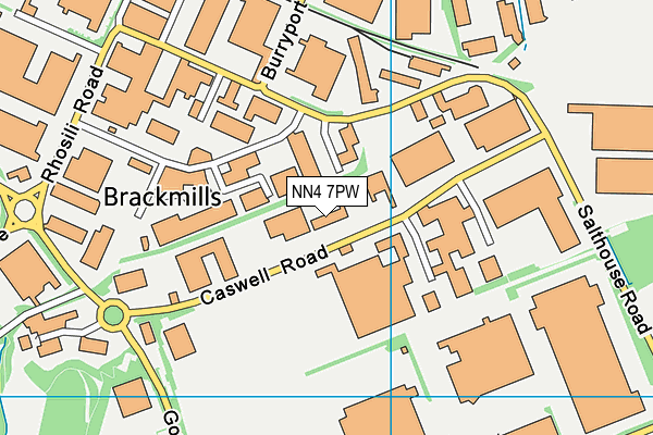 NN4 7PW map - OS VectorMap District (Ordnance Survey) NN4 7PW map - OS VectorMap District (Ordnance Survey)