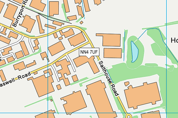 NN4 7UF map - OS VectorMap District (Ordnance Survey) NN4 7UF map - OS VectorMap District (Ordnance Survey)