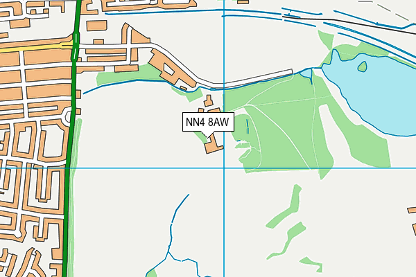 NN4 8AW map - OS VectorMap District (Ordnance Survey) NN4 8AW map - OS VectorMap District (Ordnance Survey)