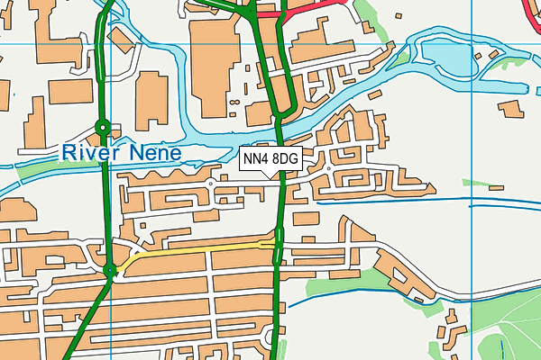 NN4 8DG map - OS VectorMap District (Ordnance Survey) NN4 8DG map - OS VectorMap District (Ordnance Survey)