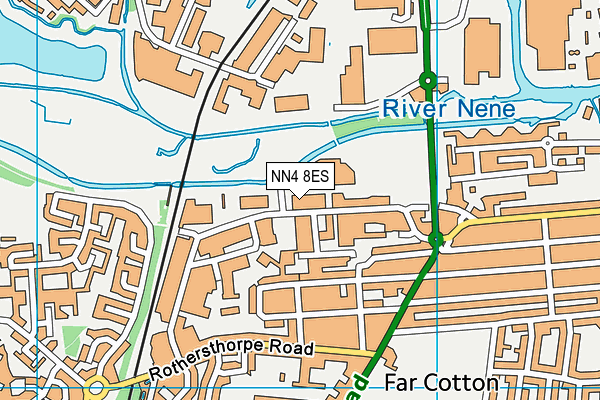 NN4 8ES map - OS VectorMap District (Ordnance Survey) NN4 8ES map - OS VectorMap District (Ordnance Survey)