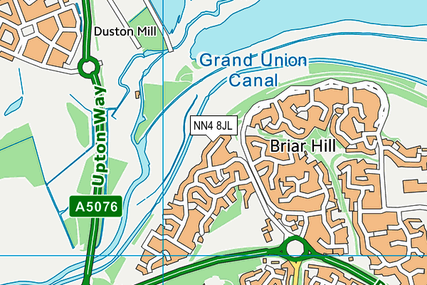 NN4 8JL map - OS VectorMap District (Ordnance Survey) NN4 8JL map - OS VectorMap District (Ordnance Survey)