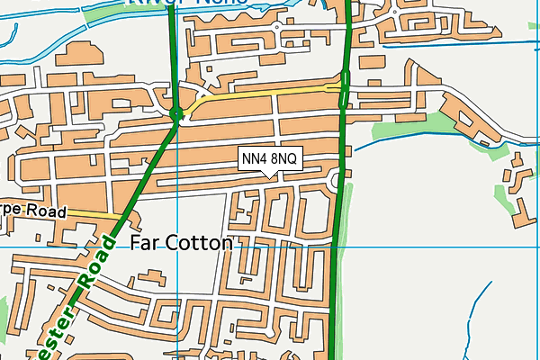 NN4 8NQ map - OS VectorMap District (Ordnance Survey)