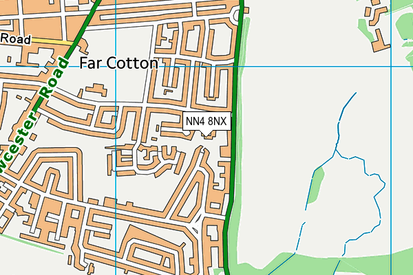 NN4 8NX map - OS VectorMap District (Ordnance Survey) NN4 8NX map - OS VectorMap District (Ordnance Survey)