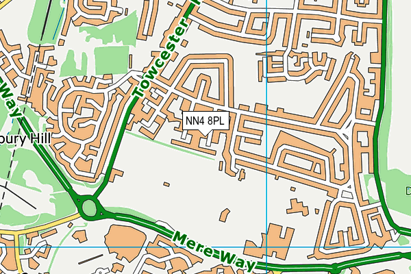 NN4 8PL map - OS VectorMap District (Ordnance Survey) NN4 8PL map - OS VectorMap District (Ordnance Survey)