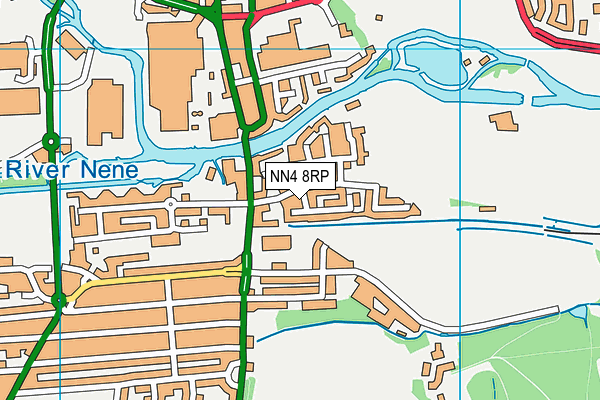 NN4 8RP map - OS VectorMap District (Ordnance Survey) NN4 8RP map - OS VectorMap District (Ordnance Survey)