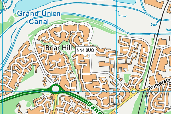 NN4 8UQ map - OS VectorMap District (Ordnance Survey) NN4 8UQ map - OS VectorMap District (Ordnance Survey)
