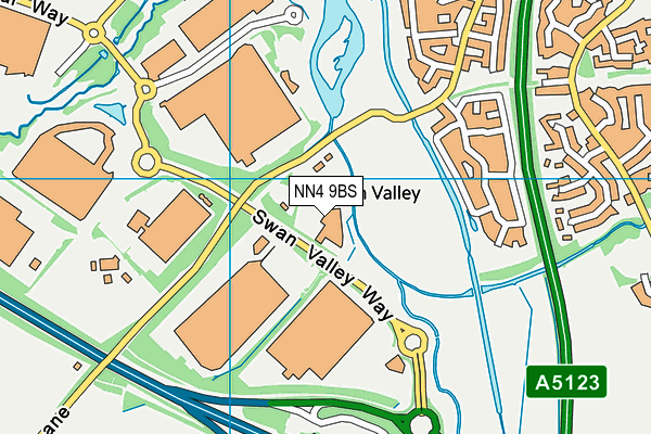 NN4 9BS map - OS VectorMap District (Ordnance Survey) NN4 9BS map - OS VectorMap District (Ordnance Survey)