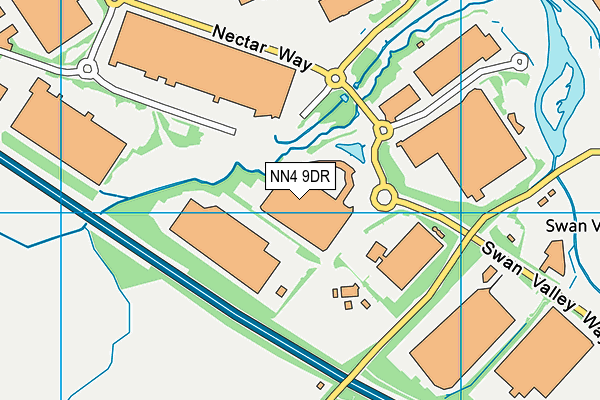 NN4 9DR map - OS VectorMap District (Ordnance Survey) NN4 9DR map - OS VectorMap District (Ordnance Survey)