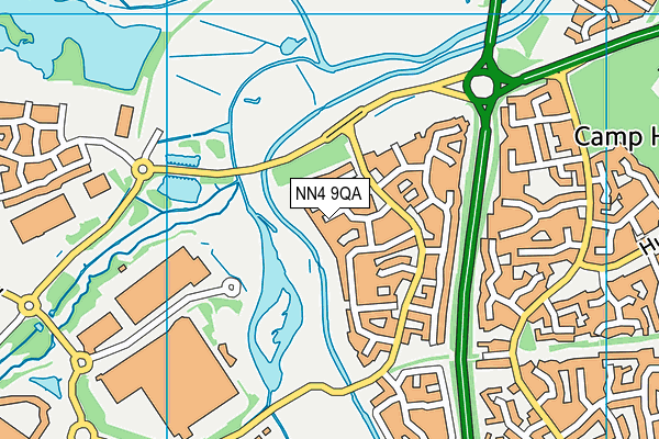 NN4 9QA map - OS VectorMap District (Ordnance Survey) NN4 9QA map - OS VectorMap District (Ordnance Survey)