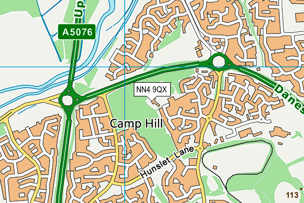 NN4 9QX map - OS VectorMap District (Ordnance Survey) NN4 9QX map - OS VectorMap District (Ordnance Survey)