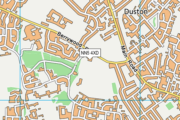 NN5 4XD map - OS VectorMap District (Ordnance Survey) NN5 4XD map - OS VectorMap District (Ordnance Survey)