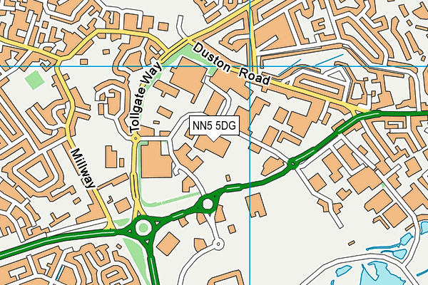 NN5 5DG map - OS VectorMap District (Ordnance Survey) NN5 5DG map - OS VectorMap District (Ordnance Survey)