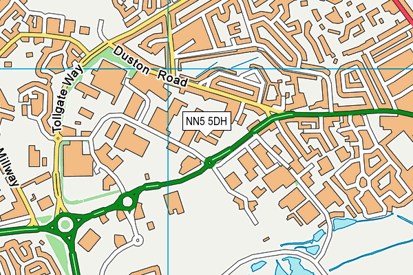 NN5 5DH map - OS VectorMap District (Ordnance Survey) NN5 5DH map - OS VectorMap District (Ordnance Survey)