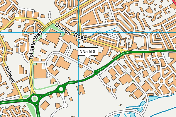 NN5 5DL map - OS VectorMap District (Ordnance Survey) NN5 5DL map - OS VectorMap District (Ordnance Survey)