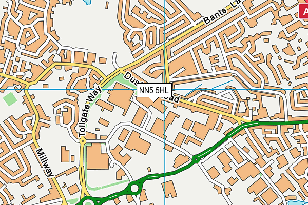 NN5 5HL map - OS VectorMap District (Ordnance Survey) NN5 5HL map - OS VectorMap District (Ordnance Survey)