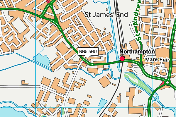 NN5 5HU map - OS VectorMap District (Ordnance Survey) NN5 5HU map - OS VectorMap District (Ordnance Survey)