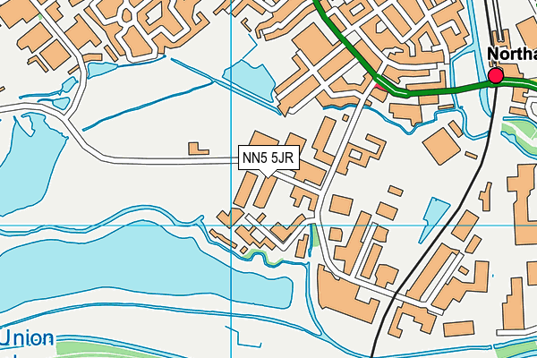 NN5 5JR map - OS VectorMap District (Ordnance Survey) NN5 5JR map - OS VectorMap District (Ordnance Survey)