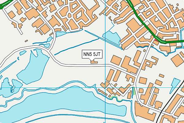 NN5 5JT map - OS VectorMap District (Ordnance Survey) NN5 5JT map - OS VectorMap District (Ordnance Survey)