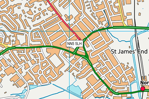 NN5 5LH map - OS VectorMap District (Ordnance Survey) NN5 5LH map - OS VectorMap District (Ordnance Survey)