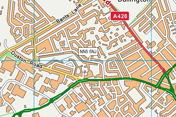 NN5 5NJ map - OS VectorMap District (Ordnance Survey) NN5 5NJ map - OS VectorMap District (Ordnance Survey)