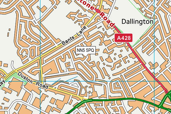 NN5 5PQ map - OS VectorMap District (Ordnance Survey) NN5 5PQ map - OS VectorMap District (Ordnance Survey)