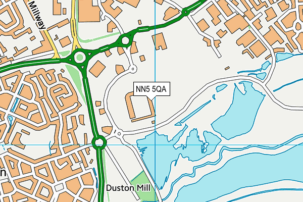 NN5 5QA map - OS VectorMap District (Ordnance Survey) NN5 5QA map - OS VectorMap District (Ordnance Survey)