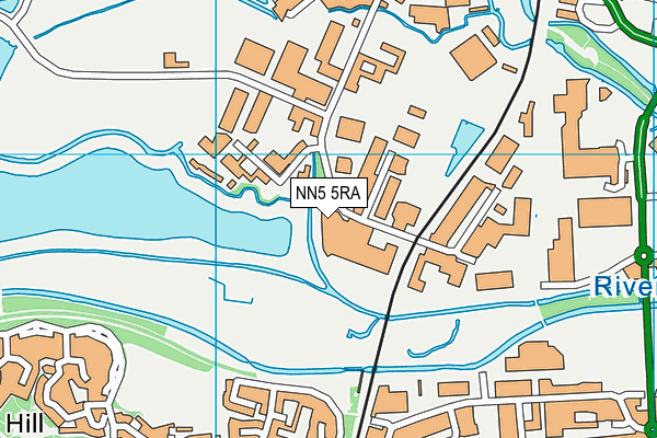 NN5 5RA map - OS VectorMap District (Ordnance Survey) NN5 5RA map - OS VectorMap District (Ordnance Survey)