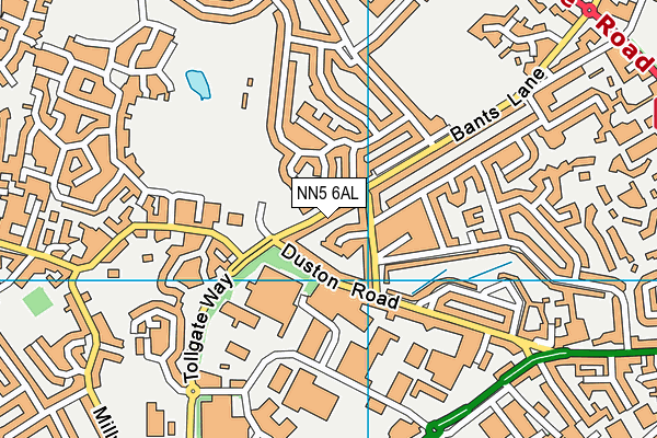 NN5 6AL map - OS VectorMap District (Ordnance Survey) NN5 6AL map - OS VectorMap District (Ordnance Survey)