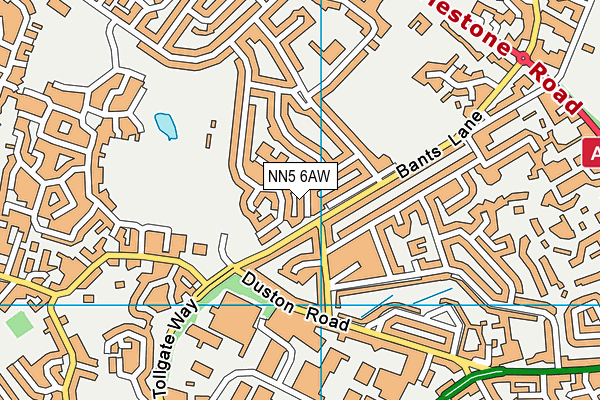 NN5 6AW map - OS VectorMap District (Ordnance Survey) NN5 6AW map - OS VectorMap District (Ordnance Survey)