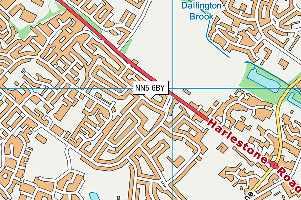 NN5 6BY map - OS VectorMap District (Ordnance Survey) NN5 6BY map - OS VectorMap District (Ordnance Survey)