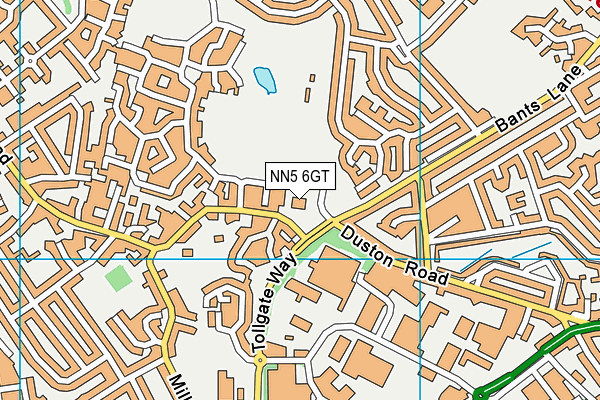 NN5 6GT map - OS VectorMap District (Ordnance Survey) NN5 6GT map - OS VectorMap District (Ordnance Survey)