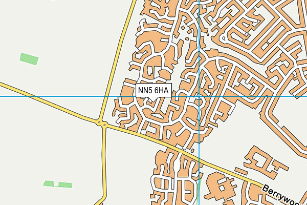 NN5 6HA map - OS VectorMap District (Ordnance Survey) NN5 6HA map - OS VectorMap District (Ordnance Survey)