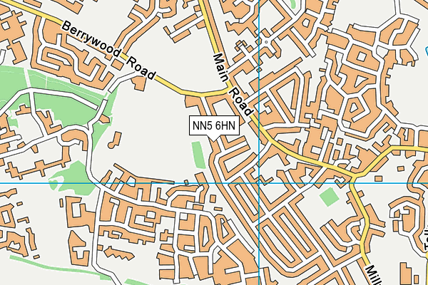 NN5 6HN map - OS VectorMap District (Ordnance Survey) NN5 6HN map - OS VectorMap District (Ordnance Survey)