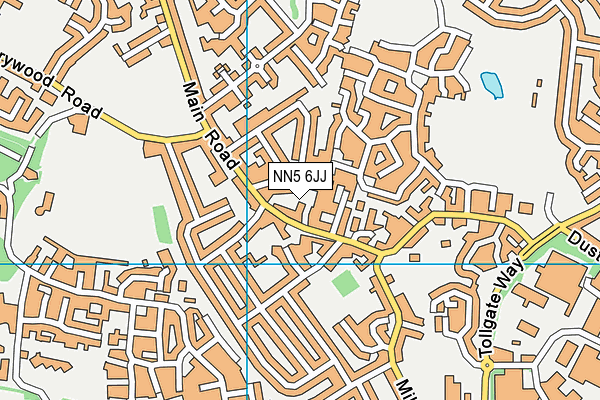 NN5 6JJ map - OS VectorMap District (Ordnance Survey) NN5 6JJ map - OS VectorMap District (Ordnance Survey)
