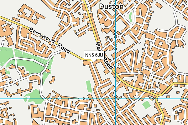 NN5 6JU map - OS VectorMap District (Ordnance Survey) NN5 6JU map - OS VectorMap District (Ordnance Survey)
