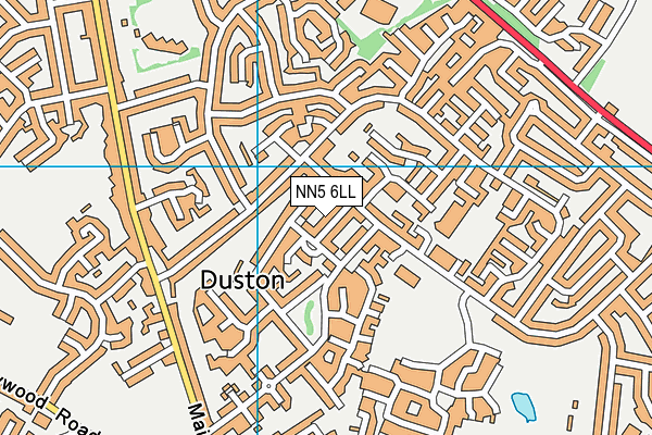 NN5 6LL map - OS VectorMap District (Ordnance Survey) NN5 6LL map - OS VectorMap District (Ordnance Survey)