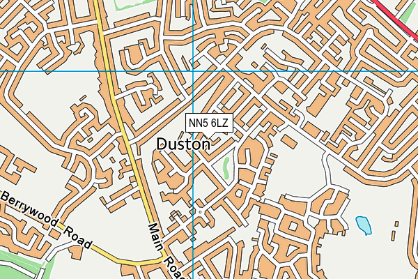 NN5 6LZ map - OS VectorMap District (Ordnance Survey) NN5 6LZ map - OS VectorMap District (Ordnance Survey)
