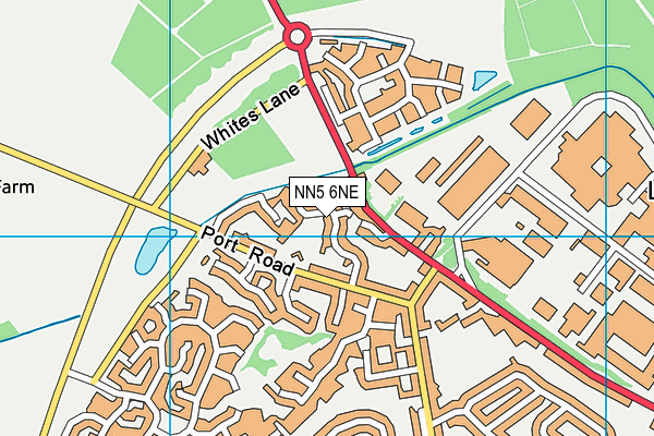 NN5 6NE map - OS VectorMap District (Ordnance Survey) NN5 6NE map - OS VectorMap District (Ordnance Survey)