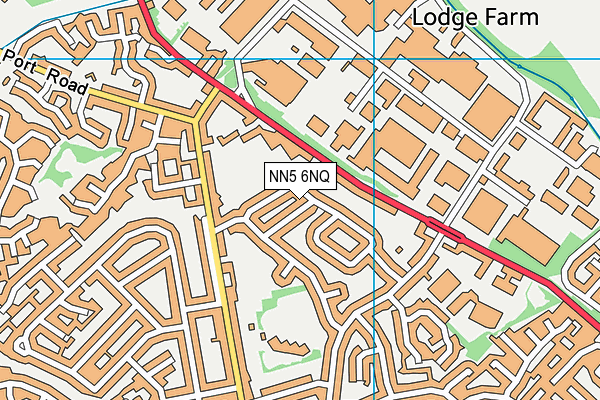NN5 6NQ map - OS VectorMap District (Ordnance Survey)