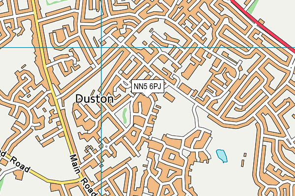 NN5 6PJ map - OS VectorMap District (Ordnance Survey) NN5 6PJ map - OS VectorMap District (Ordnance Survey)