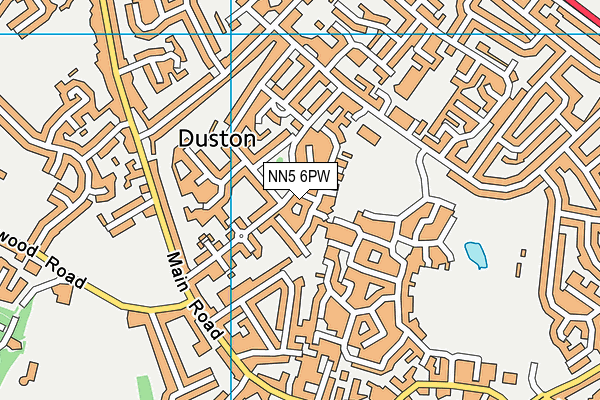 NN5 6PW map - OS VectorMap District (Ordnance Survey) NN5 6PW map - OS VectorMap District (Ordnance Survey)