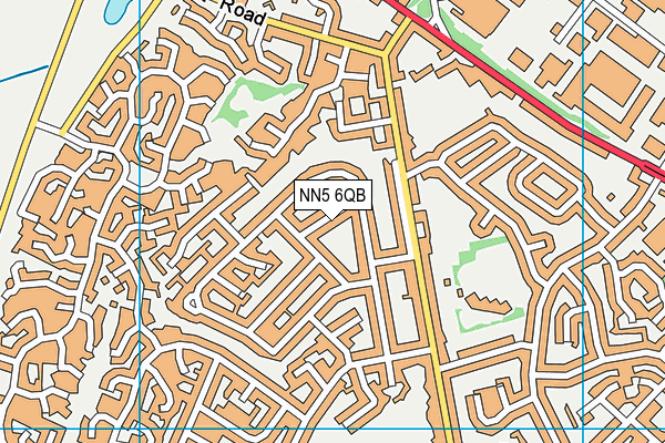 NN5 6QB map - OS VectorMap District (Ordnance Survey) NN5 6QB map - OS VectorMap District (Ordnance Survey)